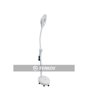 Lámpara con lupa y luz led