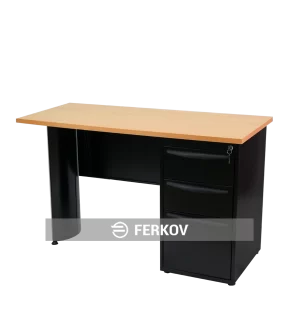 Escritorio recto con cajonera
